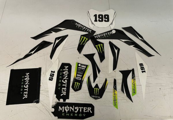 ADESIVI MONSTER PER PIT BIKE KAYO TS90 TSD110 TD125
