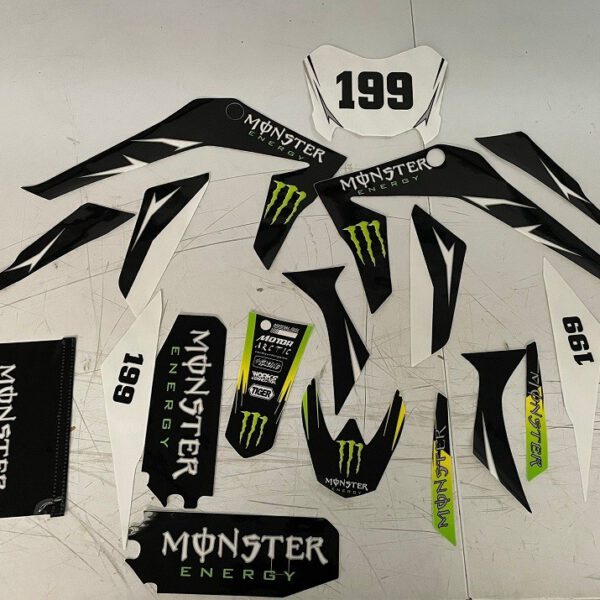 ADESIVI MONSTER PER PIT BIKE KAYO TS90 TSD110 TD125