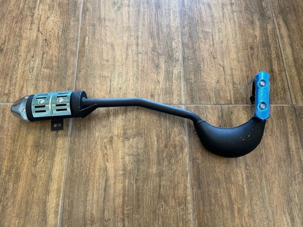 MARMITTA MINIQUAD FOX MODELLO NERO 49cc SCARICO SILENZIATORE SCARICO COMPLETO MINIATV