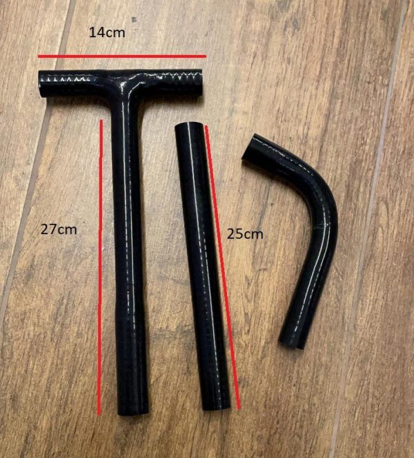SET 3PZ TUBI RADIATORE CROSS 125 2T