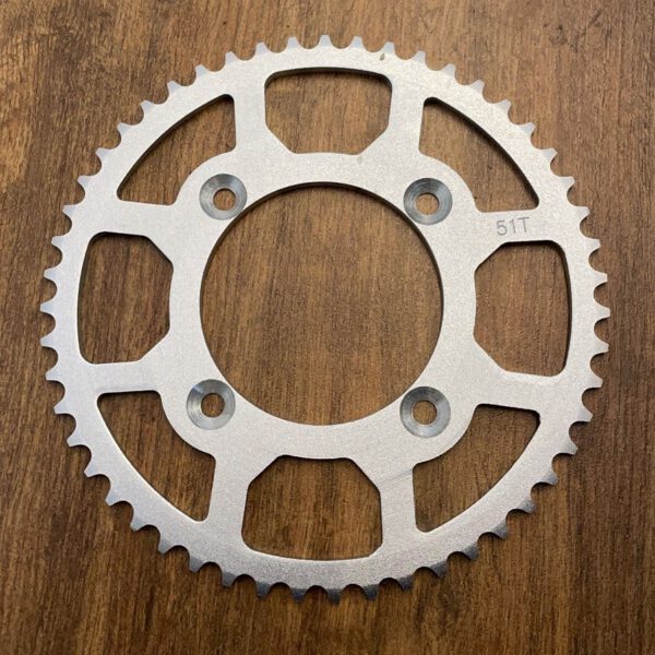 CORONA 51 DENTI PASSO 420 PER MINICROSS KAYO KT50 50cc 2t
