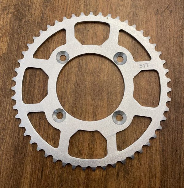 CORONA 51 DENTI PASSO 420 PER MINICROSS KAYO KT50 50cc 2t