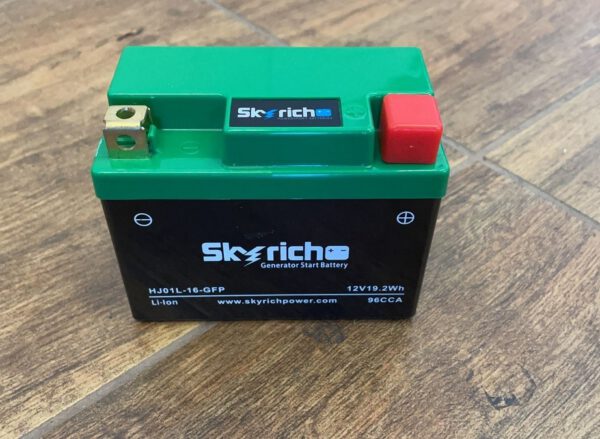 BATTERIA A LITIO 12V 1.6AH PER MINICROSS KAYO KMB 60cc