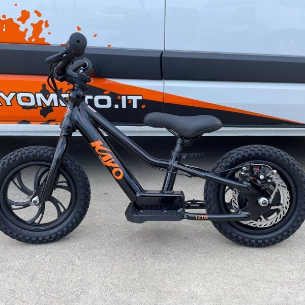 KAYO BALANCE BIKE BICI ELETTRICA SENZA PEDALI 12TR 120W 24V