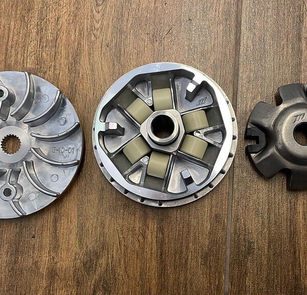 VARIATORE GY6 COMPLETO DI RULLI PER QUAD KAYO AU180 180cc