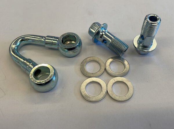 VITI TUBO PASSAGGIO OLIO PER PREDISPOSIZIONE RAFFREDAMENTO A OLIO PER BLOCCO MOTORE GY6 QUAD KAYO AU180 180cc