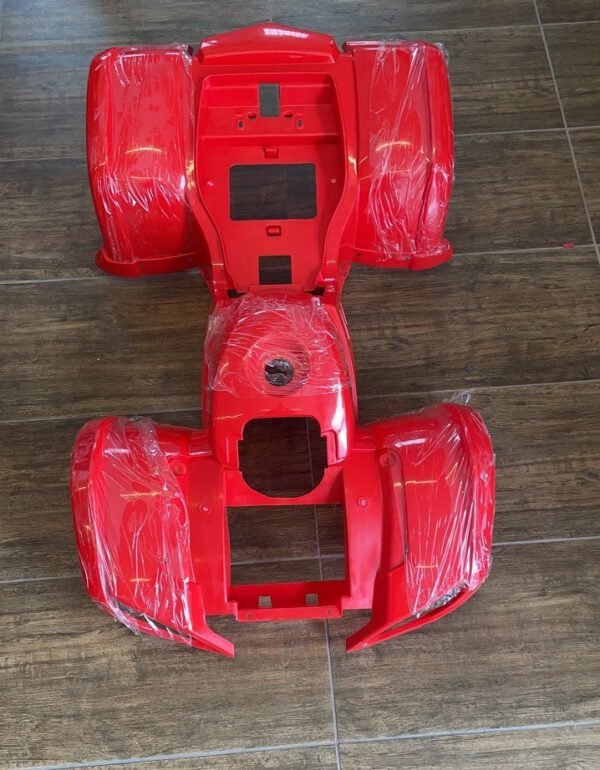 CARENE PLASTICHE QUAD AU110 AU125 KAYO HUMMER VECCHIO STILE SCOCCA ESCLUSO PEDANE FANALI