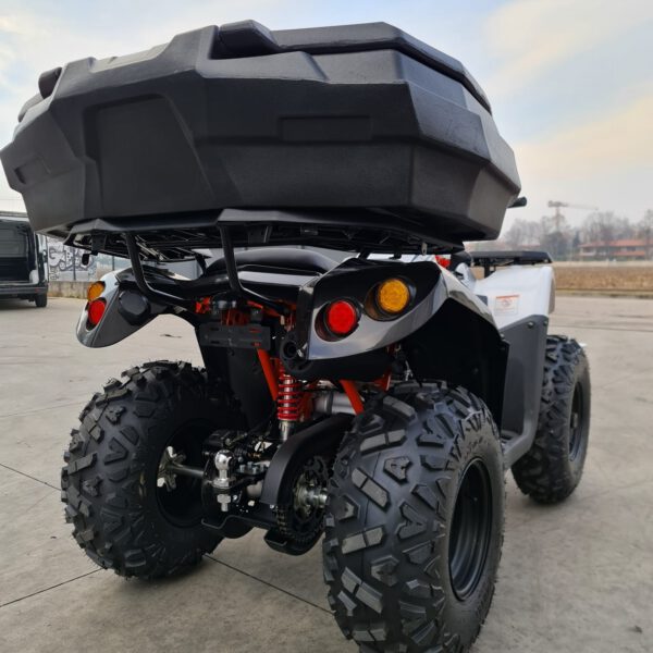 BAULE BAULETTO ARWIC PORTAPACCHI + KIT MONTAGGIO PER QUAD ATV KAYO AU200 AU180