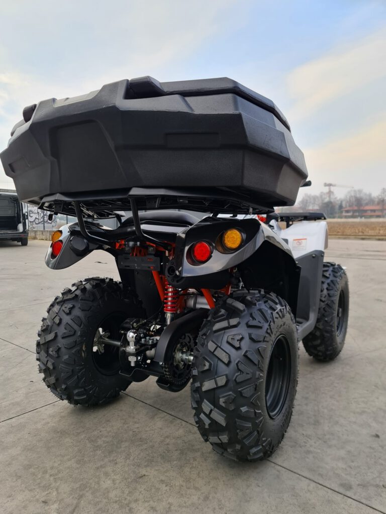 BAULE BAULETTO ARWIC PORTAPACCHI + KIT MONTAGGIO PER QUAD ATV KAYO AU200 AU180