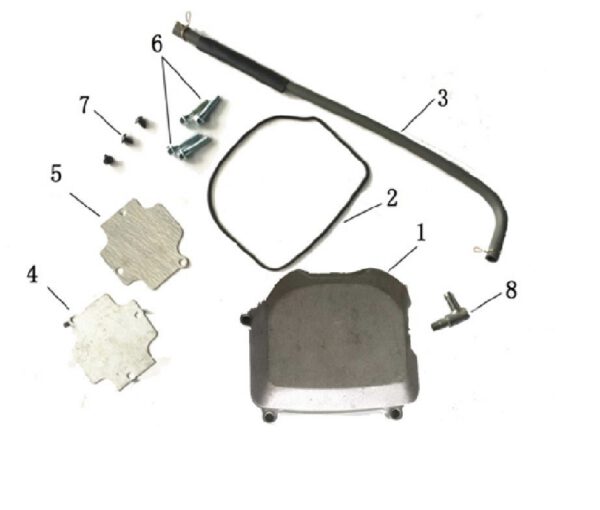 GUARNIZIONE + PIATTINO PER TESTA GY6 QUAD KAYO AU180 180cc