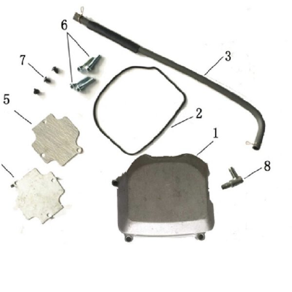 GUARNIZIONE + PIATTINO PER TESTA GY6 QUAD KAYO AU180 180cc