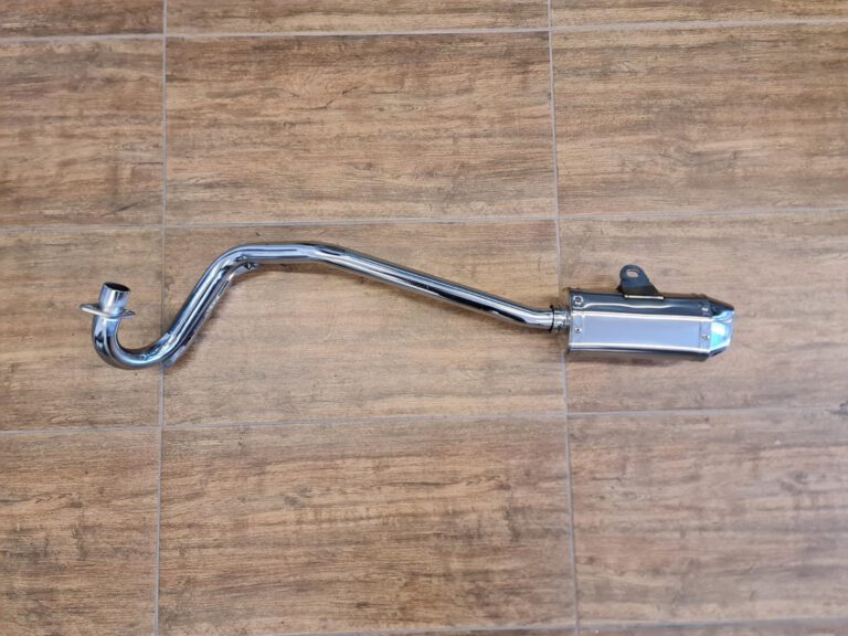 MARMITTA COMPLETA PER PIT BIKE KAYO TT190R SCARICO TERMINALE SILENZIATORE