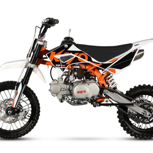 PIT BIKE KAYO 125cc TD125 ARANCIO ruote 14/12