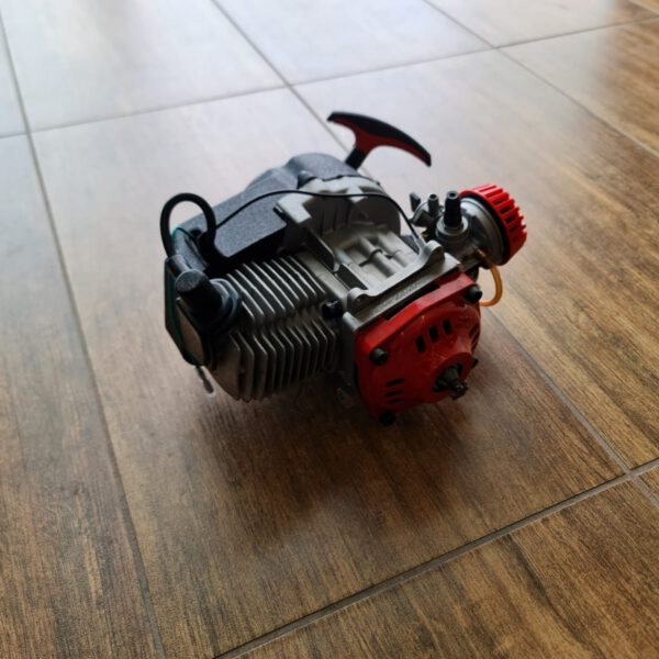 BLOCCO MOTORE MINIMOTO MINIQUAD COMPLETO 50CC CON CARBURATORE CAMPANA