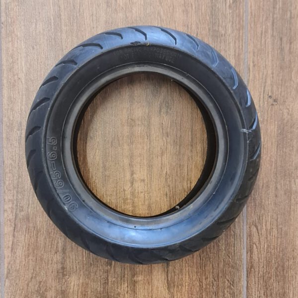 GOMMA ANTERIORE VECCHIA 90/65-6.5 stradale intagliata COPERTONI MINIMOTO GOMME COPERTONE