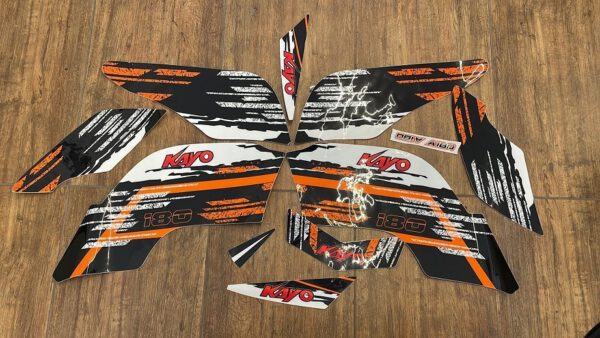 KIT ADESIVI PER QUAD KAYO A180 180cc