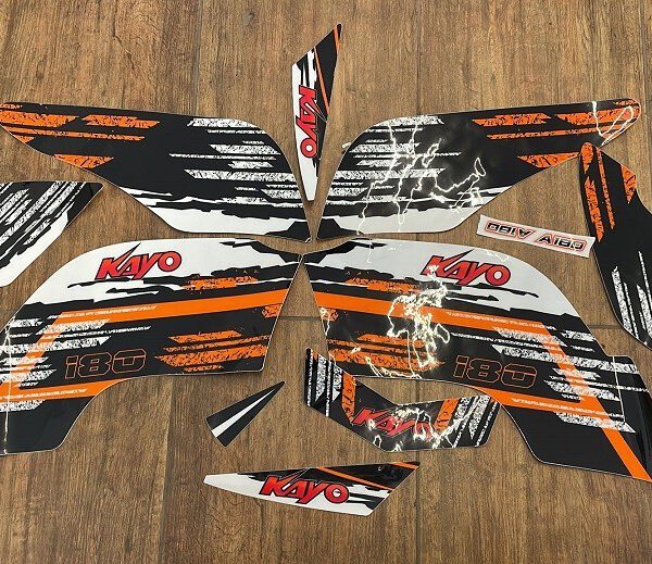 KIT ADESIVI PER QUAD KAYO A180 180cc