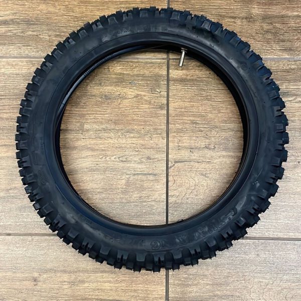 GOMMA ANTERIORE 2.50X12 PER PIT BIKE KAYO TS90 90cc ESCLUSA CAMERA D'ARIA