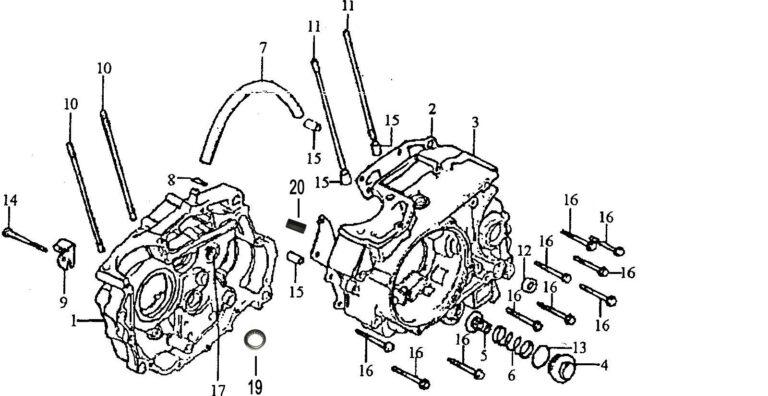 COPPIA CARTER MOTORE 250cc CROSS KAYO K2 BLOCCO CB250-C