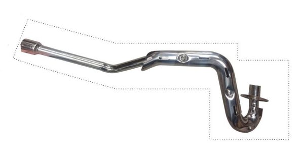 TUBO MARMITTA PER MINICROSS KAYO KMB 60cc 4 TEMPI