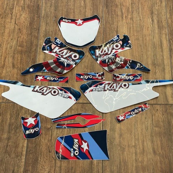 ADESIVI CAPITAN AMERICA MINICROSS KAYO KMB 60cc