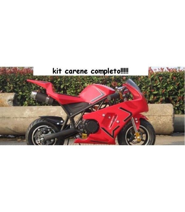 kit CARENE PLASTICHE SCOCCA GP2 COMPLETA carena ESCLUSO CUPOLINO E SELLA