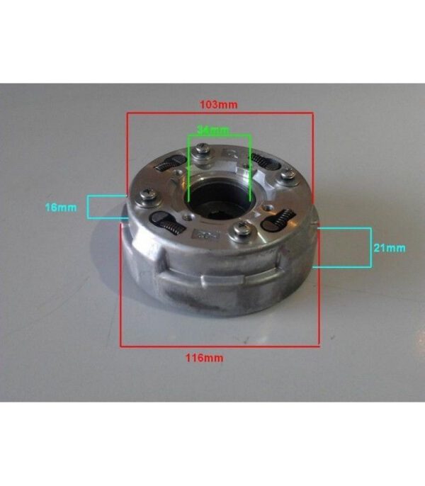 FRIZIONE QUAD ATV 110 125 150 SEMIAUTOMATICA 4 TEMPI - pit bike a 3 dischi