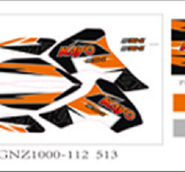 ADESIVI QUAD KAYO AY70 SPACE 70 70cc