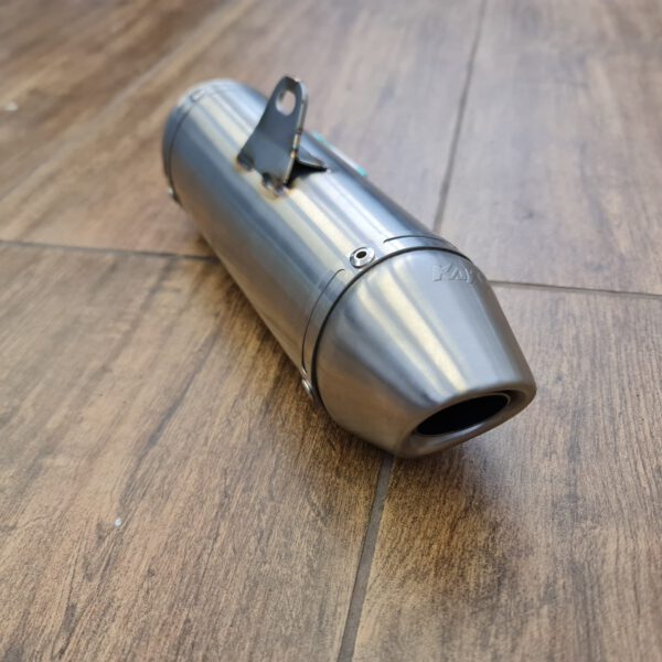 SILENZIATORE IN ACCIAIO TERMINALE PER TUBO DI SCARICO PIT BIKE 38mm