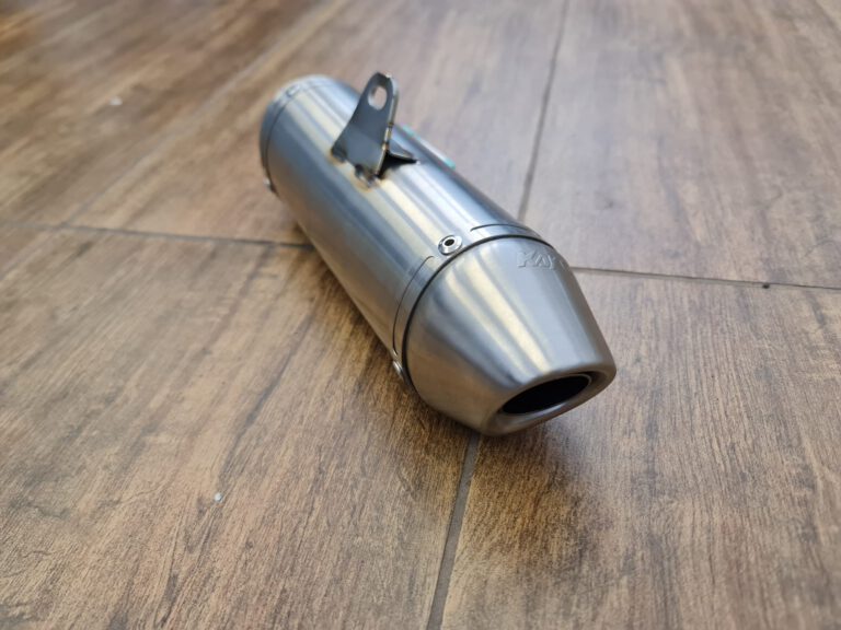 SILENZIATORE IN ACCIAIO TERMINALE PER TUBO DI SCARICO PIT BIKE 38mm