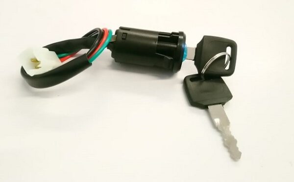 BLOCCHETTO CHIAVI - quad miniquad 4 tempi pit bike minimoto avviamento 4 FILI ATTACCO FEMMINA