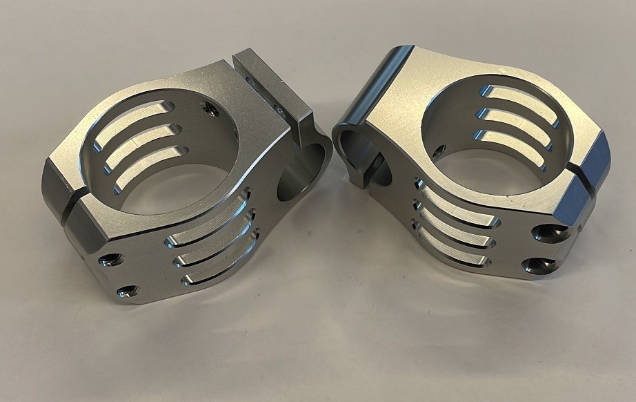 1cp RAISER SUPPORTO MANUBRIO IN CNC PER MINIGP KAYO MR150 150cc