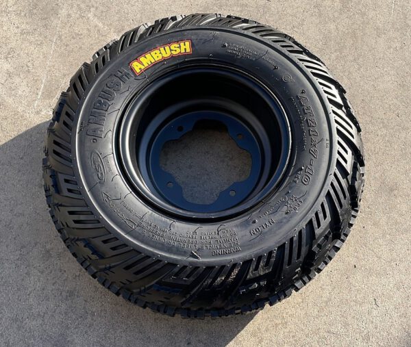 1 COPPIA GOMME CERCHIATE ANTERIORI DESTRA SINISTRA 21X7-10  PER QUAD KAYO A300 300cc