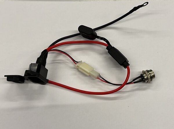 CABLAGGIO CARICA BATTERIE + PORTAFUSIBILE MINIQUAD HUMMER 1000W 36V