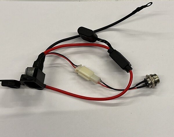CABLAGGIO CARICA BATTERIE + PORTAFUSIBILE MINIQUAD HUMMER 1000W 36V