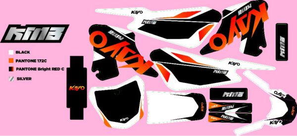 ADESIVI MINICROSS KMB ARANCIO