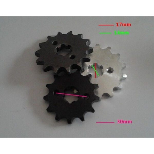 PIGNONE PER 4 TEMPI 16 DENTI PASSO 420 - ATV MINIQUAD QUAD PIT BIKE CROSS QUAD