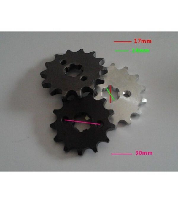 PIGNONE PER 4 TEMPI 15 DENTI PASSO 428 - ATV MINIQUAD QUAD PIT BIKE CROSS QUAD