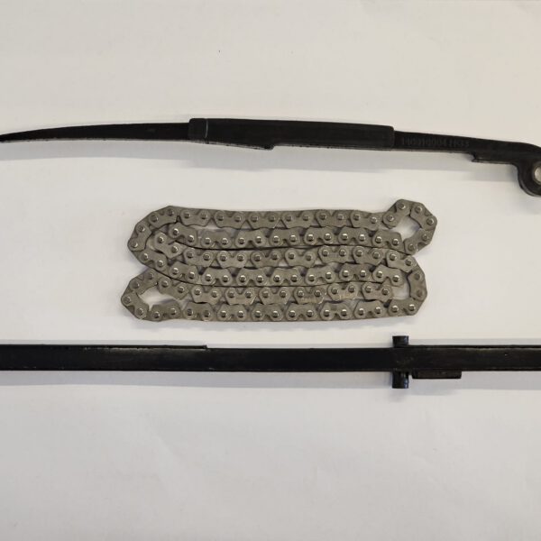 CATENA + COPPIA PATTINI SCORRI CATENA DI DISTRIBUZIONE PER BLOCCO MOTORE CVT200 QUAD ATV KAYO AU200 200cc