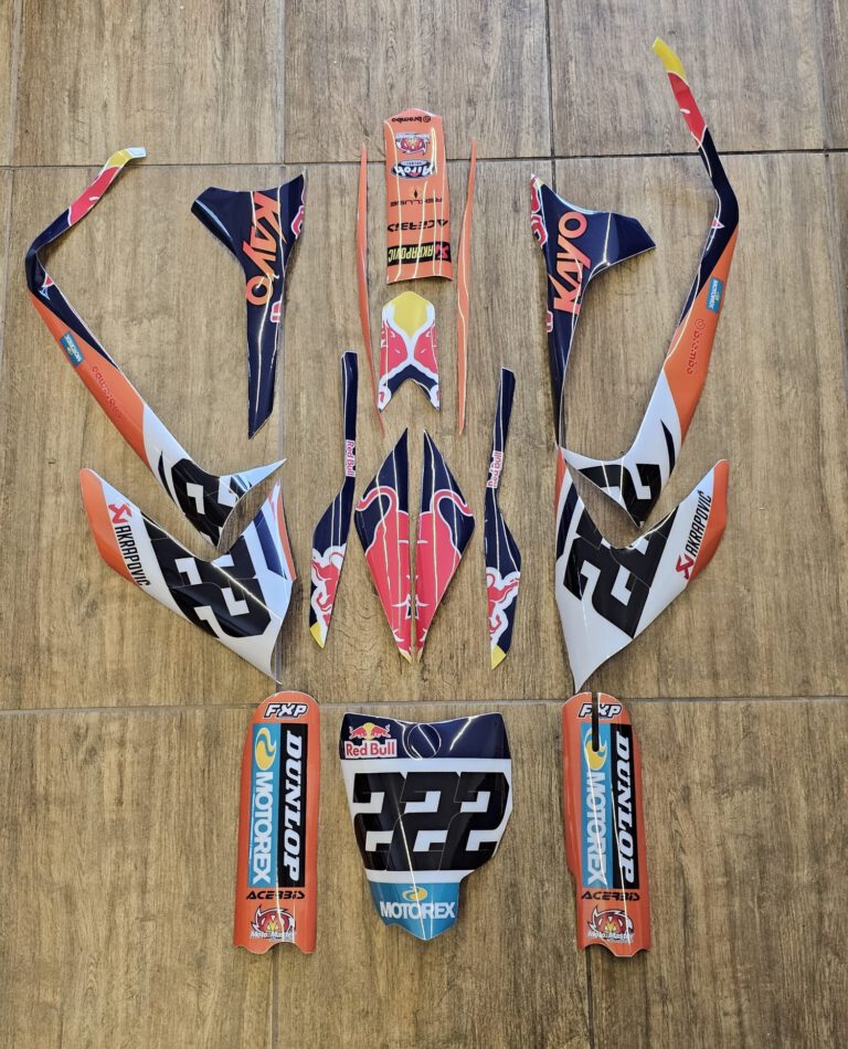 ADESIVI RED BULL PER MINICROSS KAYO KT50