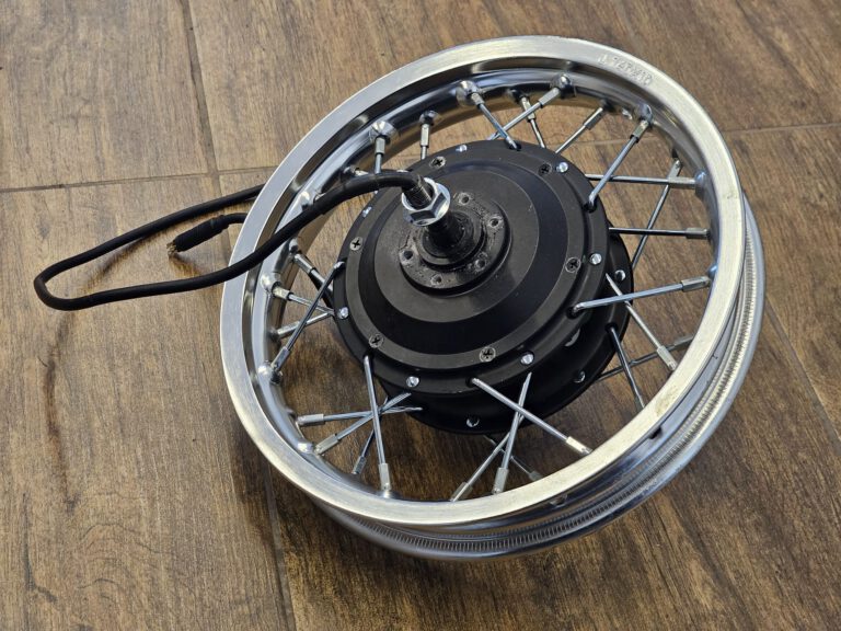 MOTORE A DISCO RUOTA POSTERIORE COMPLETO 1.40x10 PER MINICROSS KAYO EKMB