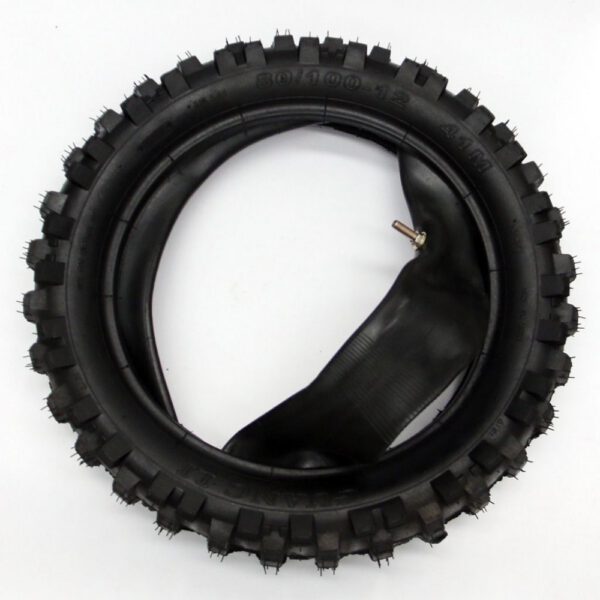 01Pz GOMMA PIT BIKE 80/100-12 POSTERIORE COPERTONE GOMME 3.00X12 CROSS
