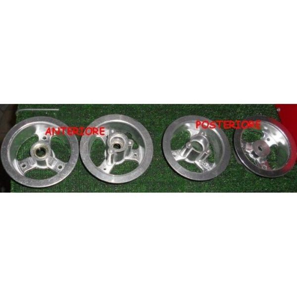 CERCHIO PER MINIQUAD 49CC anteriore posteriore 4 pollici