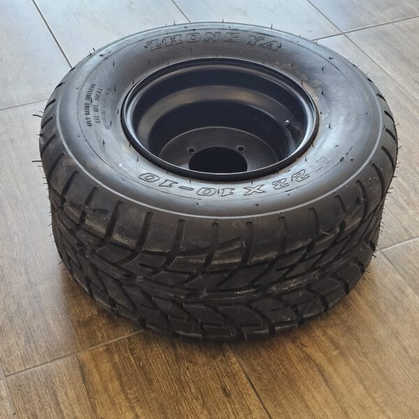 CERCHIO GOMMATO POSTERIORE PER QUAD ATV GOMMA CERCHIATA 22x10-10