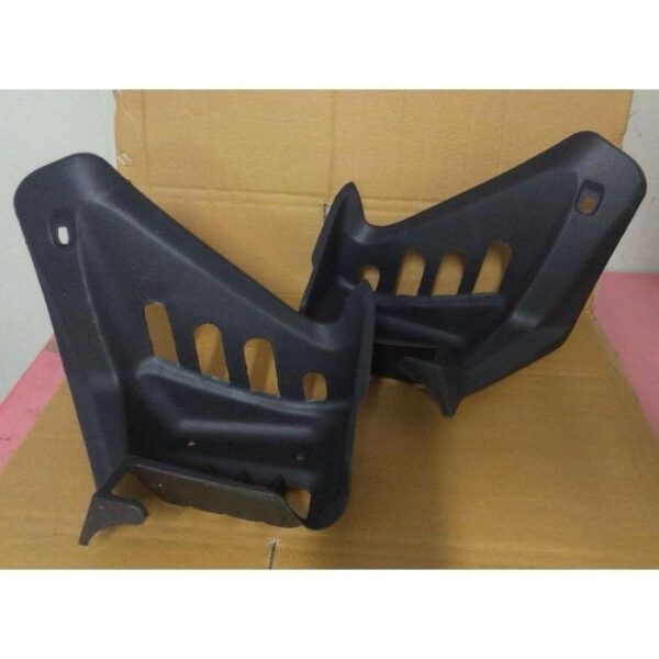 coppia pedane poggiapiedi quad atv 110cc bigone 7" - plastiche cover raptor