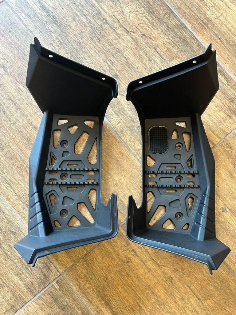COPPIA PEDANE POGGIAPIEDI POGGIA PIEDI PER MINIQUAD ATV KAYO eA70 1400W 48V ELETTRICO