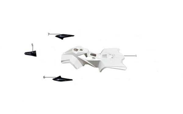 KIT PLASTICHE CARENE PER QUAD KAYO EA70