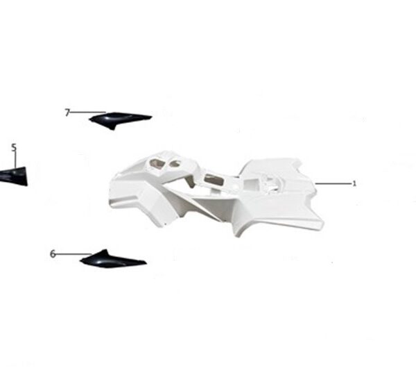 KIT PLASTICHE CARENE PER QUAD KAYO EA70