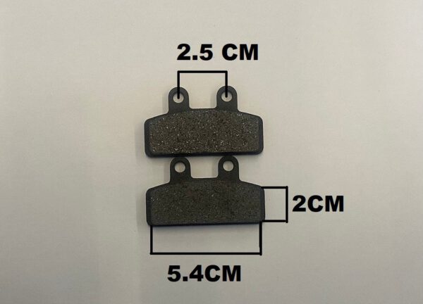 1CP PASTIGLIE FRENO ANTERIORI 2 FORI PER MINICROSS MORINI 50CC 2T