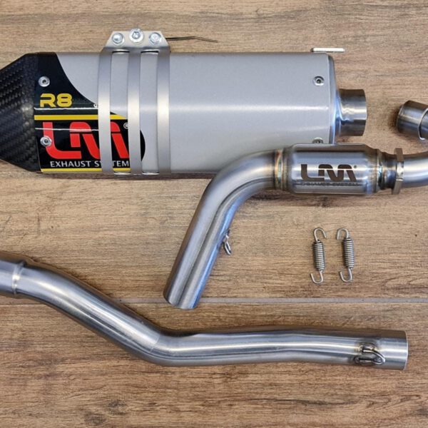 MARMITTA ARTIGIANALE COMPLETA LM PER SERIE KAYO TD SCARICO LM R8 RACING
